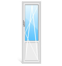 Балконная дверь REHAU, размерами 660 х 2130